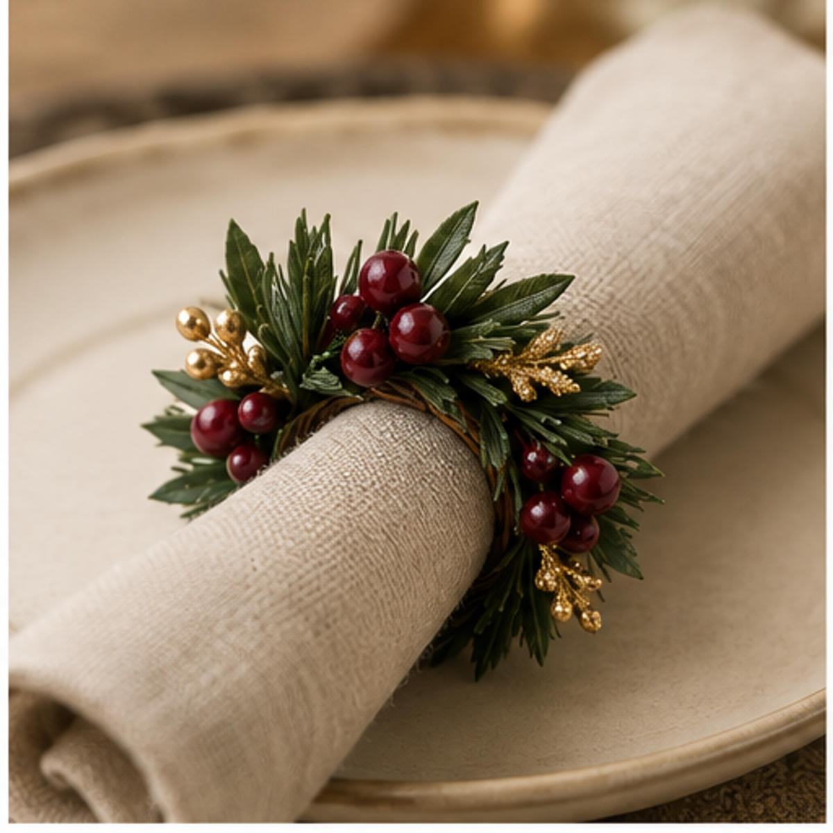 Candle Ring Centerpiece Set — lifestyle