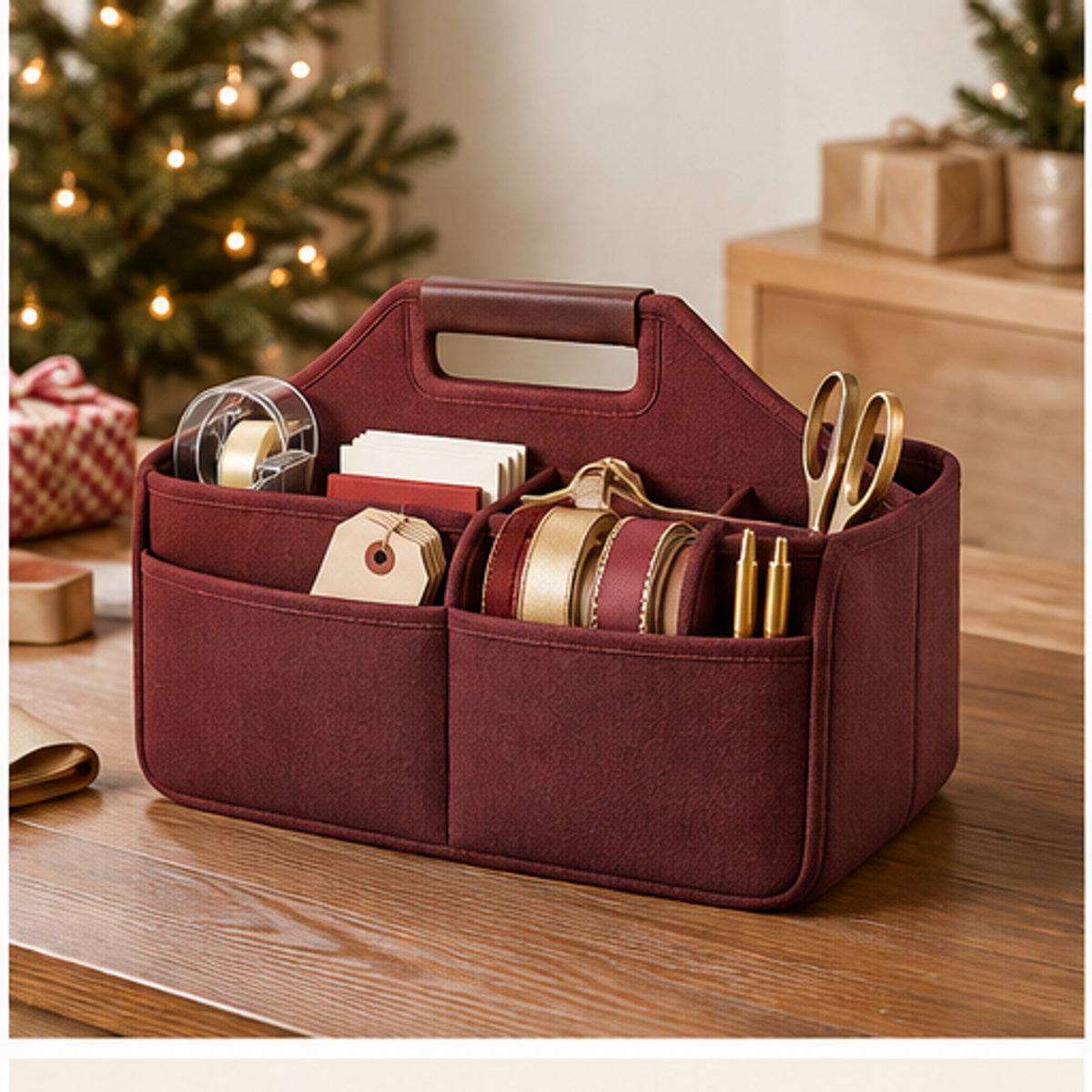 Gift Wrap Organizer Caddy — lifestyle