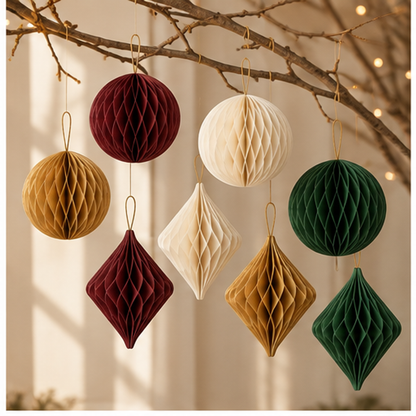 Paper Honeycomb Decoration Set — lifestyle